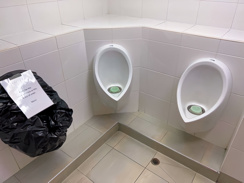 Why Urinals Are Increasingly Being Blocked With Toilet Paper?