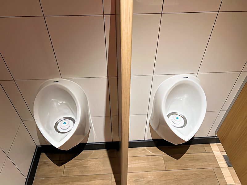 ZeroFlush waterless urinals ZF501 at McDonalds Upper Coomera