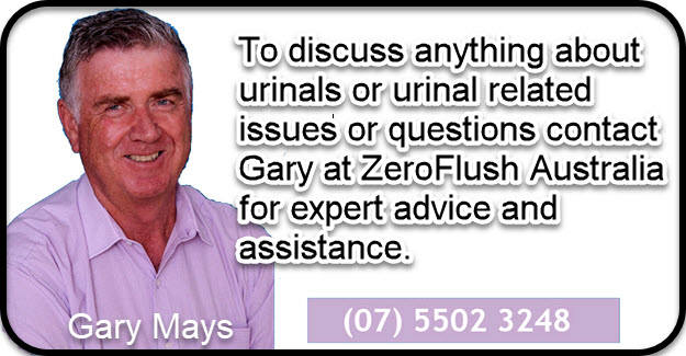 Gary Mays ZeroFlush waterless urinals