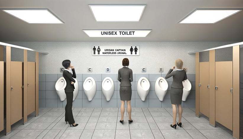 Unisex Urinal Usability for Women