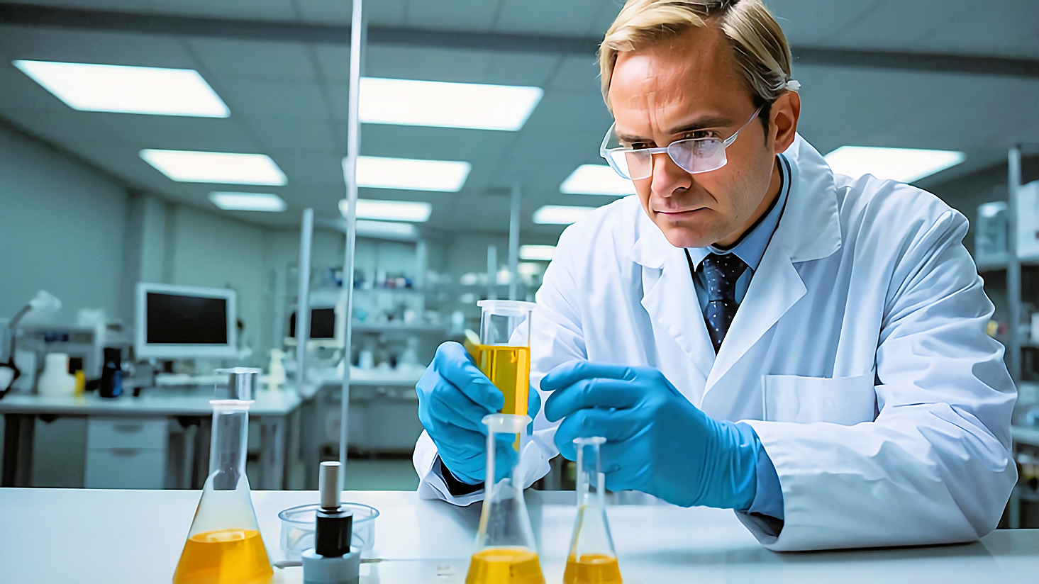 scientist_in_a_laboratory_holding_a_test_tu_2 The Science of Urine: A Perfect Match for ZeroFlush Waterless Urinals<br />