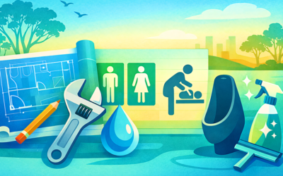 Public toilet design that reduces callouts and complaints